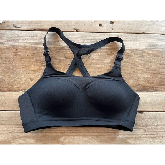 Victoria's Secret VSX Pure Black 38C Incredible Lightweight Max Sport Bra - Picture 1 of 2